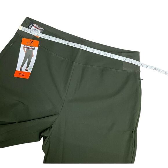 Kirkland Signature Ladies Ankle Pants Stretch Pull On Green XXL NWT - Picture 5 of 7